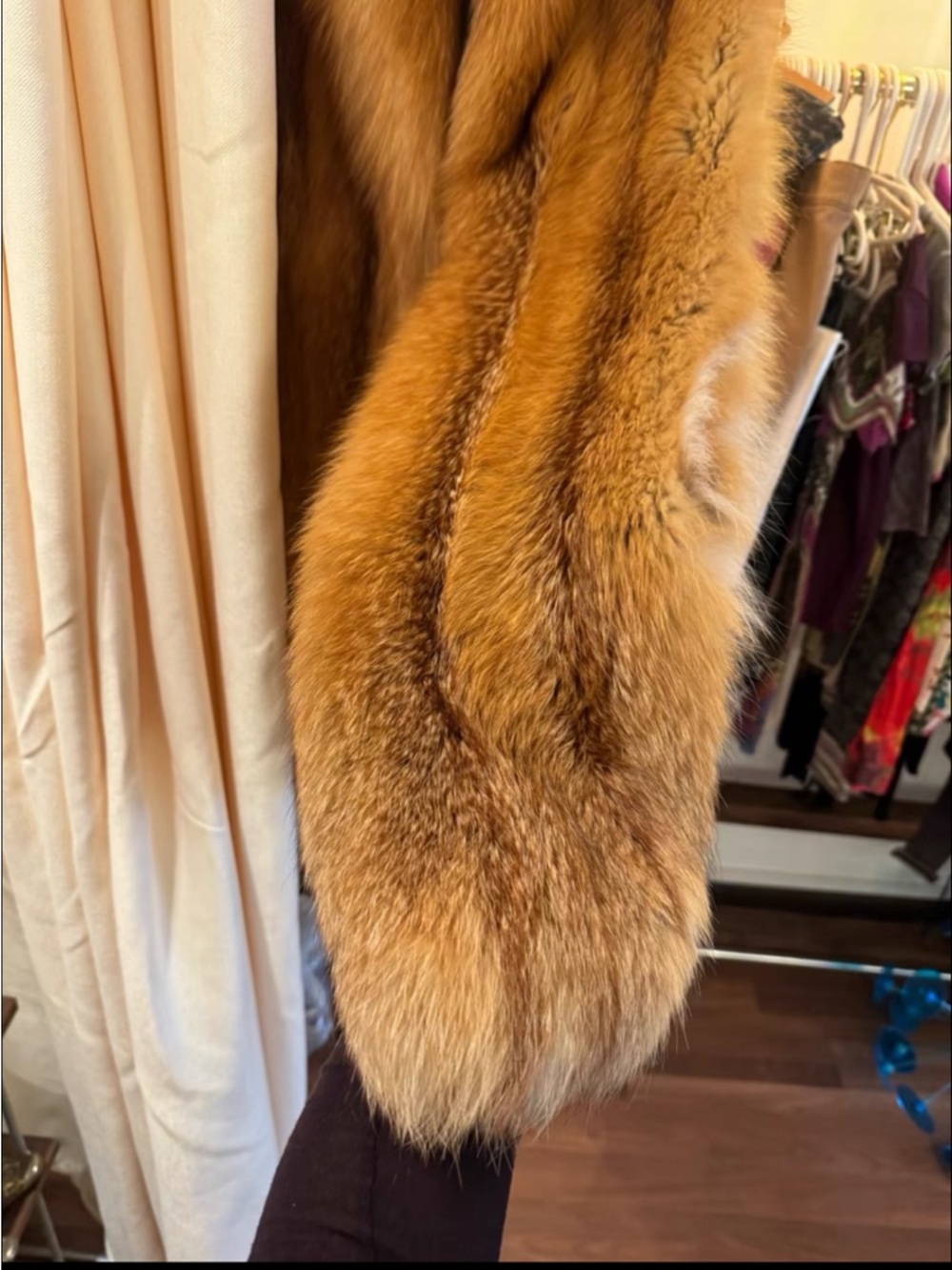 Robert Cavalli Red Fox Fur Vest - Rich Amber Tone - Picture 7 of 9